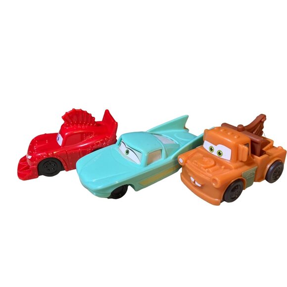 Disney Pixar Cars Set of 3 Plastic Vehcles - Picture 3 of 9